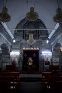 Views of the Der Mar Mattai (the Monastery of Saint Matthew) at night 03