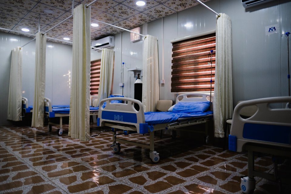 Views of the emergency room of the recently renovated hospital in April of 2019 the city center of Shingal 04