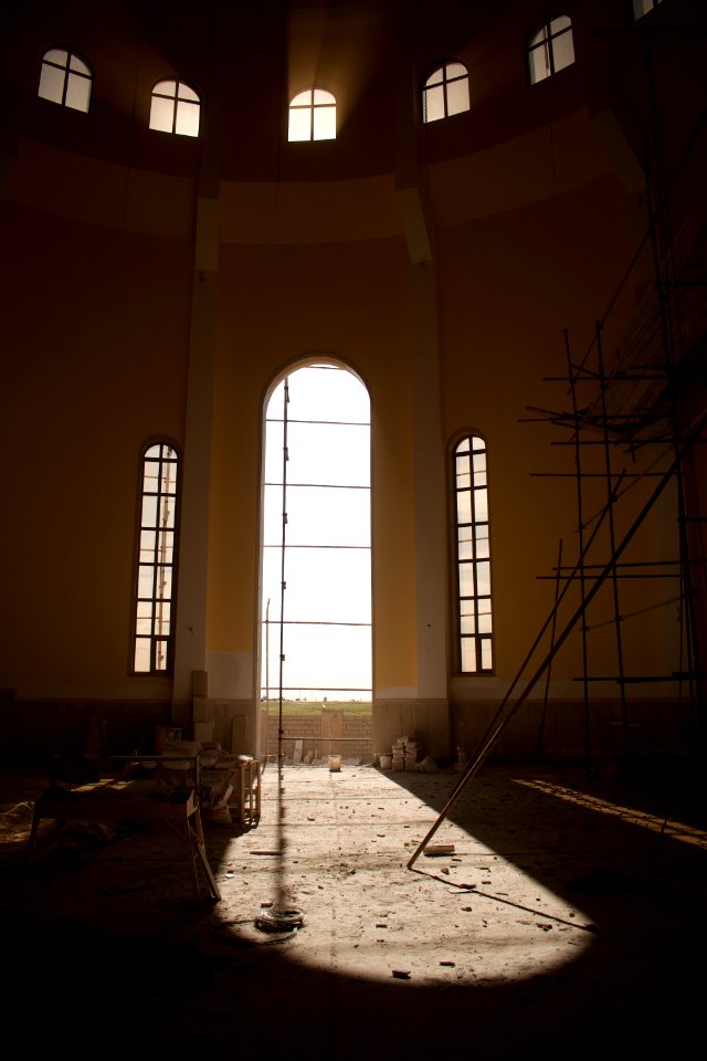 Views of an Armenian church being constructed at the outskirts of the Ankawa neigborhood in Erbil 22
