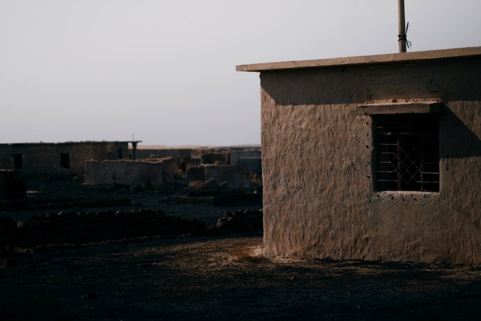 Views of the Ezidi village Hardan in Sinjar District, burned in 2019 in the summer fires 19