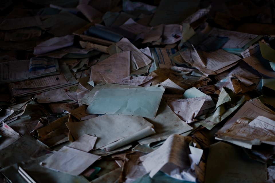 Views around the ruined ID card office in Shingal in April of 2019, following war with the Islamic State 20