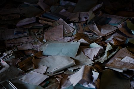 Views around the ruined ID card office in Shingal in April of 2019, following war with the Islamic State 20