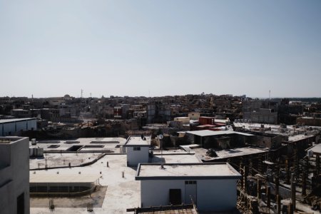 Views of Pasha Mosque in the old city of Mosul in the summer of 2019, after war with the Islamic State 30