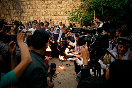 Views around Ezidi New Year (2018) at Lalish 05