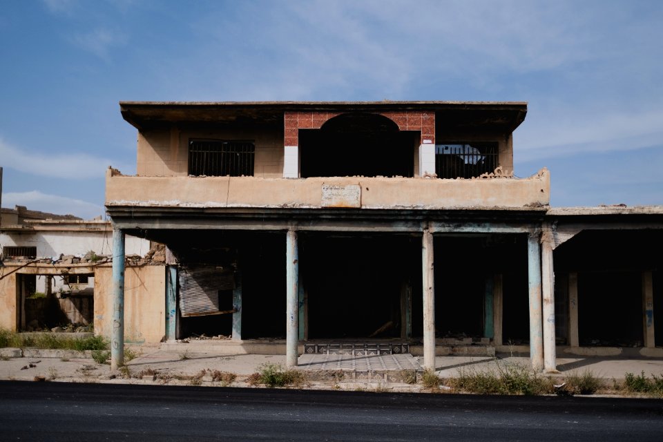 Views in May of 2019 around the old city center area of Shingal, ruined in the war with the Islamic State 18