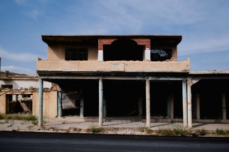 Views in May of 2019 around the old city center area of Shingal, ruined in the war with the Islamic State 18
