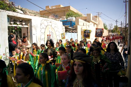 Views of the 2018 Palm Sunday festival in the Chaldean Catholic town of alQosh 45