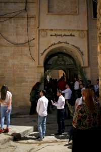 Views of the festival and parade for Palm Sunday in 2018 in the Chaldean Catholic town of alQosh 09