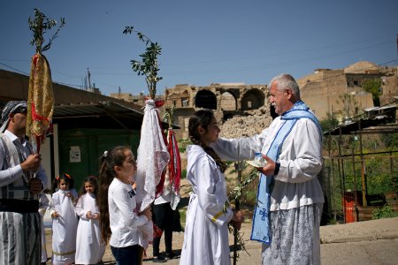 Views of the 2018 Palm Sunday festival in the Chaldean Catholic town of alQosh 03