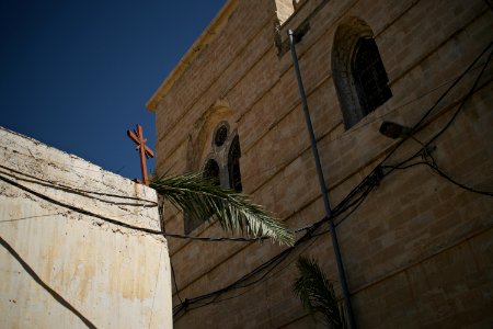 Views of the festival and parade for Palm Sunday in 2018 in the Chaldean Catholic town of alQosh 06