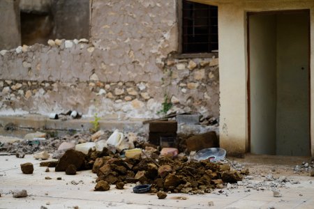 Views around the old downtown area in April of 2019 in the city center of Shingal 37