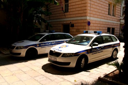 Véhicule de la police croate à Zadar - Vehicle of the Croatian police in Zadar - Vozila od hrvatske policije u Zadar 04