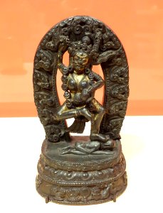 Vajravahahi, Nepal, 15th century, stone with traces of pigment and gold - Berkeley Art Museum and Pacific Film Archive - DSC04072