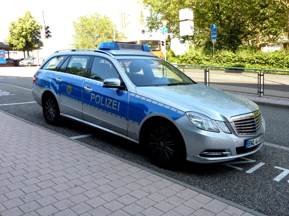 Véhicule de police à Pforzheim-BW