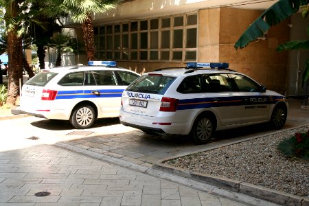 Véhicule de la police croate à Zadar - Vehicle of the Croatian police in Zadar - Vozila od hrvatske policije u Zadar 01