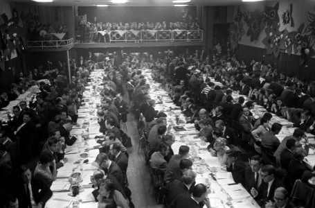 Verkiezingstijd in Helmond. Eerste jaarvergadering van D'66. Overzicht van de za, Bestanddeelnr 920-8674