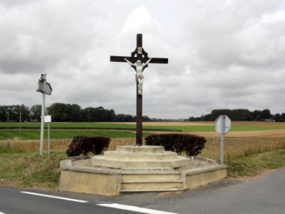 Vergetot (Seine-Mar.) croix de chemin