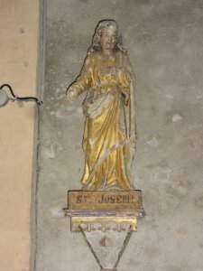 Vergheas (Puy-de-Dôme) église statue saint Joseph
