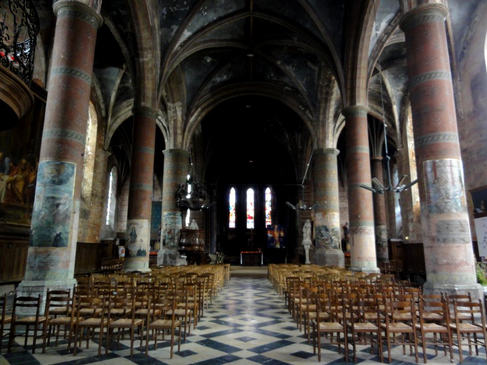 Vervins (Aisne) Église Notre-Dame, intérieur