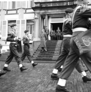 Verjaardag van Zijne Koninklijke Hoogheid Prins Bernhard defile (Aubade), Bestanddeelnr 911-3794