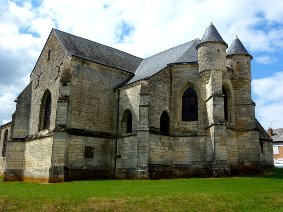 Viel-Saint-Rémy (Ardennes) église Saint-Remi, extérieur (3)
