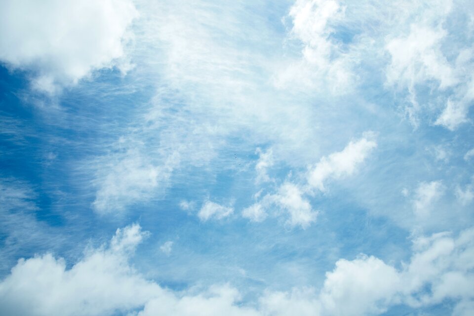 Clouds blue sky