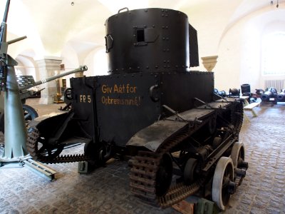 Vickers Carden-Loyd tankette experimental tank at the Royal Danish Arsenal Museum (Copenhagen), pic6