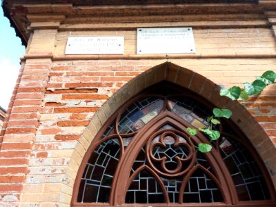 Villefranche-de-Lauragais - Chapelle à Sainte Germaine - Détail plaques