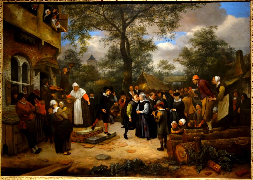 Village Wedding by Jan Steen, 17th century, oil on panel - National Museum of Western Art, Tokyo - DSC08491