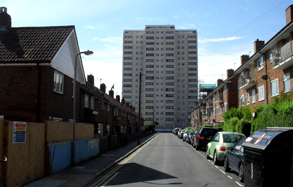 View along Essex Street, Brighton (July 2010)