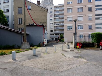 Villeurbanne - Passage Rey, en allant vers le cours Émile Zola