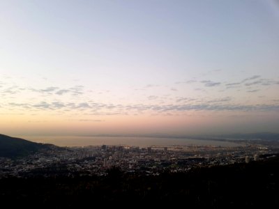 View of Cape Town from halfway up the Table Mountain 12