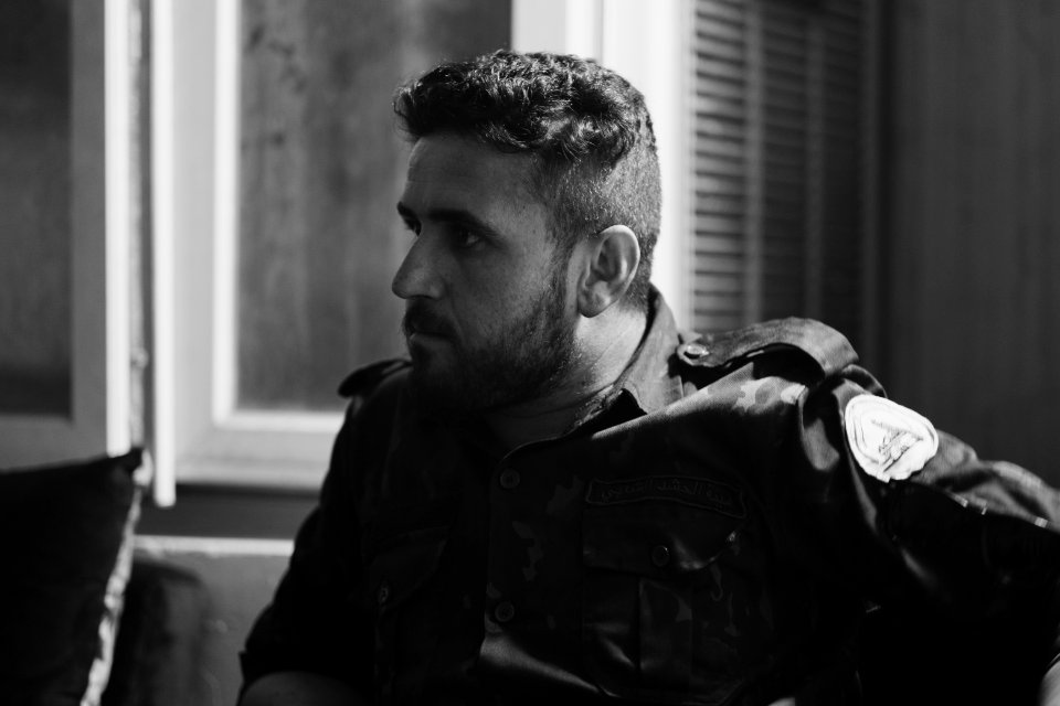 Views of the Hashid al-Shaabi office in April of 2019 in Shingal 36