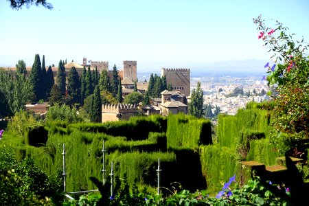 View of Alhambra from Generalife - Granada, Spain - DSC07872