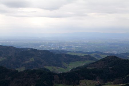 View from trail from Hornisgrinde to Mummelsee 2020-03-14 04