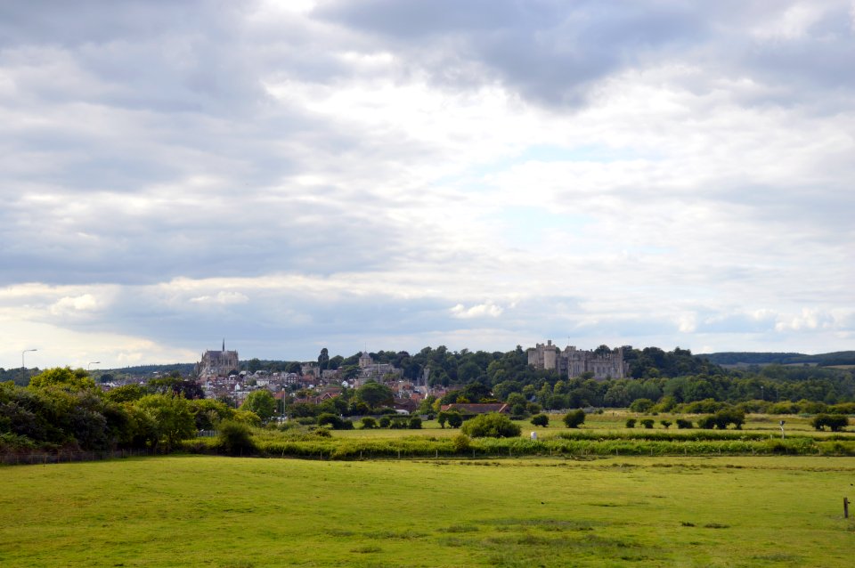 View of Arundel from Crossbush Lane