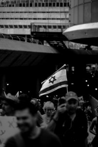 Views of the solidarity protest for Rojava organized by Kurdish Jews on October 15th of 2019 in Tel Aviv, Israel 04