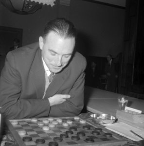 Vijfde ronde, pers damkampioenschap 1964, Van Dijk, Bestanddeelnr 916-2343