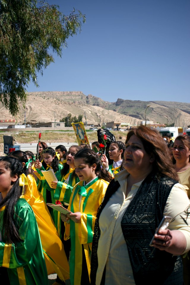 Views of the Palm Sunday parade and festival of 2018 in alQosh 16