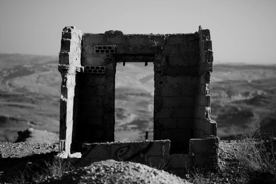 Views on Mount Nebo in Jordan, looking toward the Dead Sea and the border with Israel 08