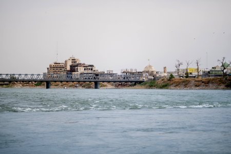 Views of the old city of Mosul along the river Tiger, in summer of 2019 after war with the Islamic State 08