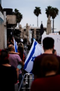 Views of the solidarity protest for Rojava organized by Kurdish Jews on October 15th of 2019 in Tel Aviv, Israel 31