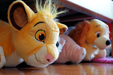 Toys background lion