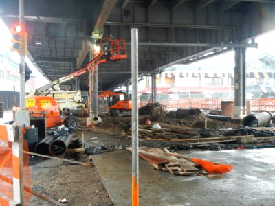 Welding under FDR pier 16 jeh photo