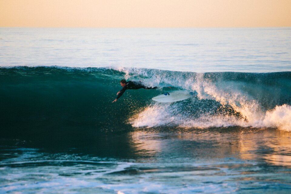 Waves nature people photo