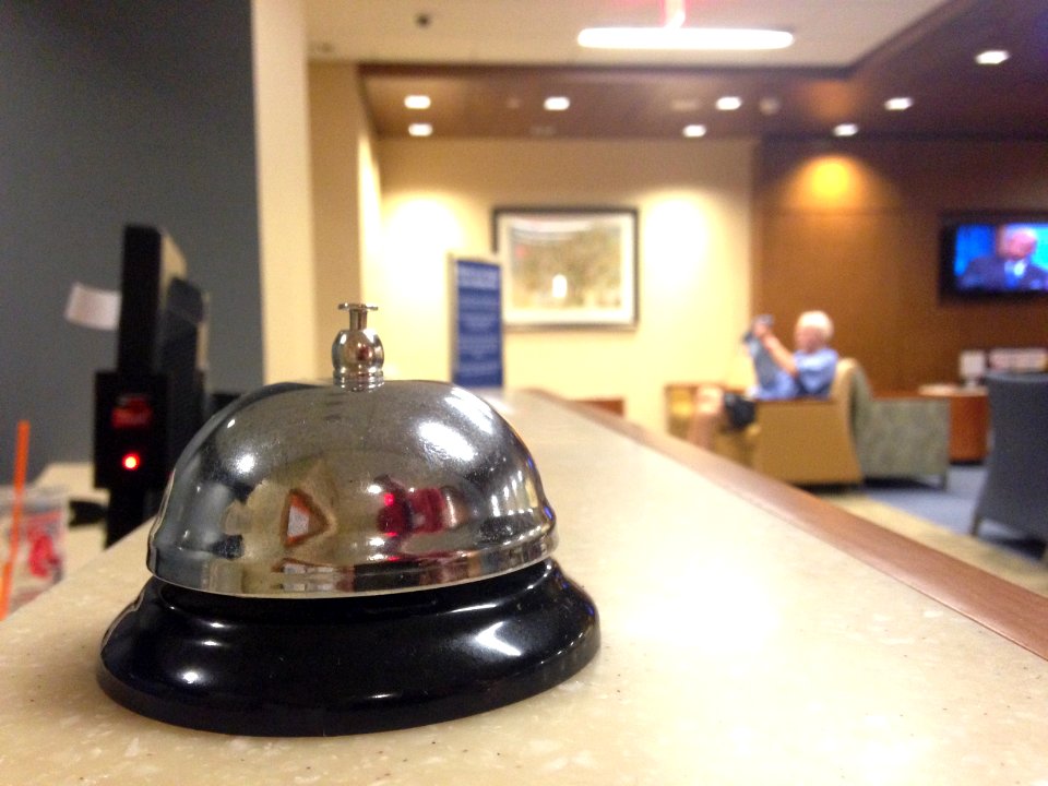 Waiting room bell