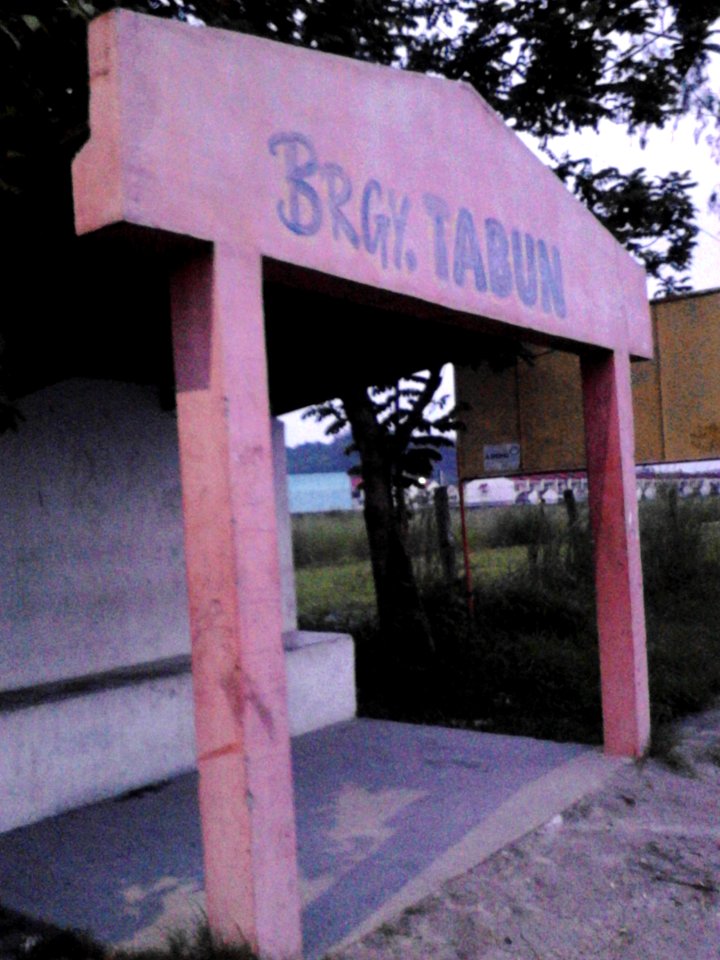 Waiting shed in Barangay Tabun, Mabalacat City, Pampanga, Philippines