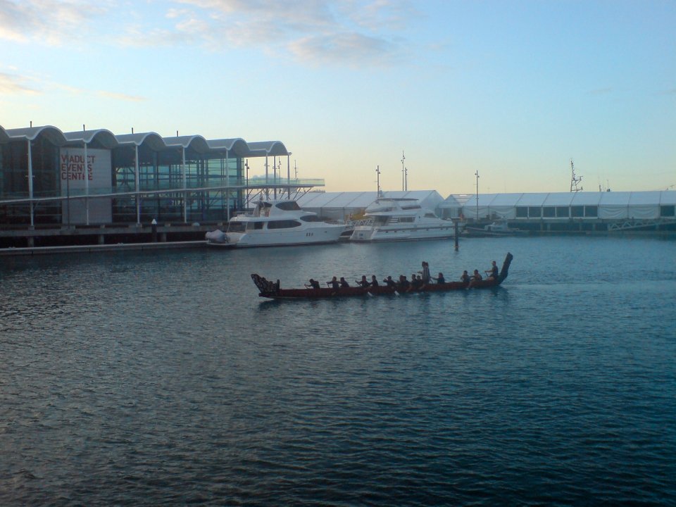 Waka Coming Into The Viaduct Basin