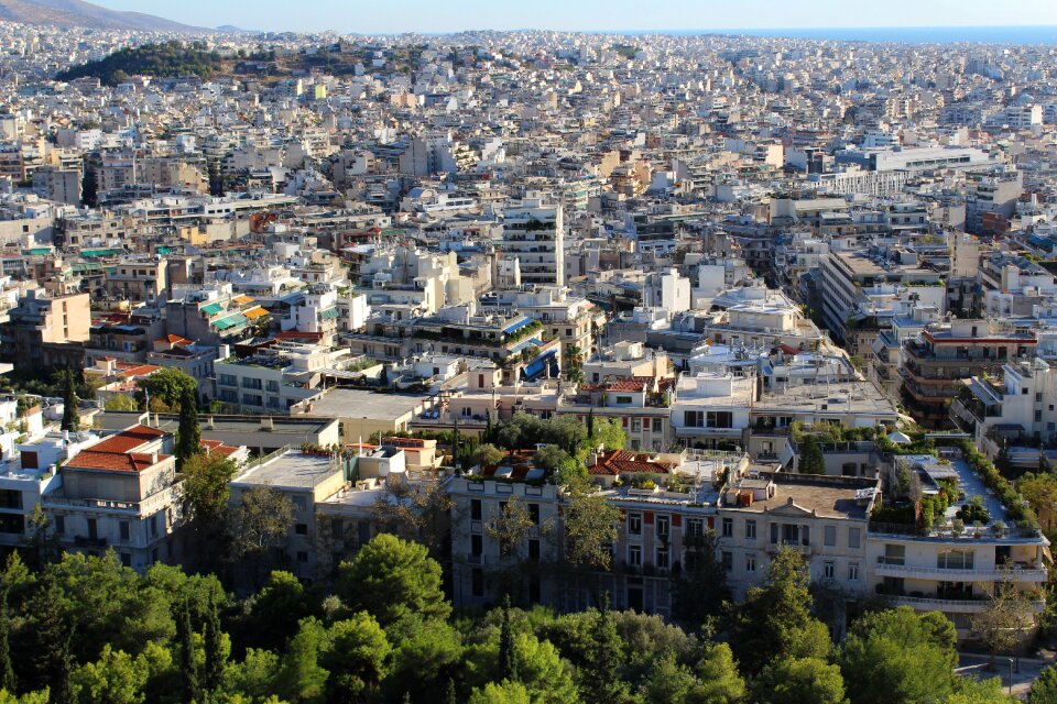 Athens close settlement southern european large city