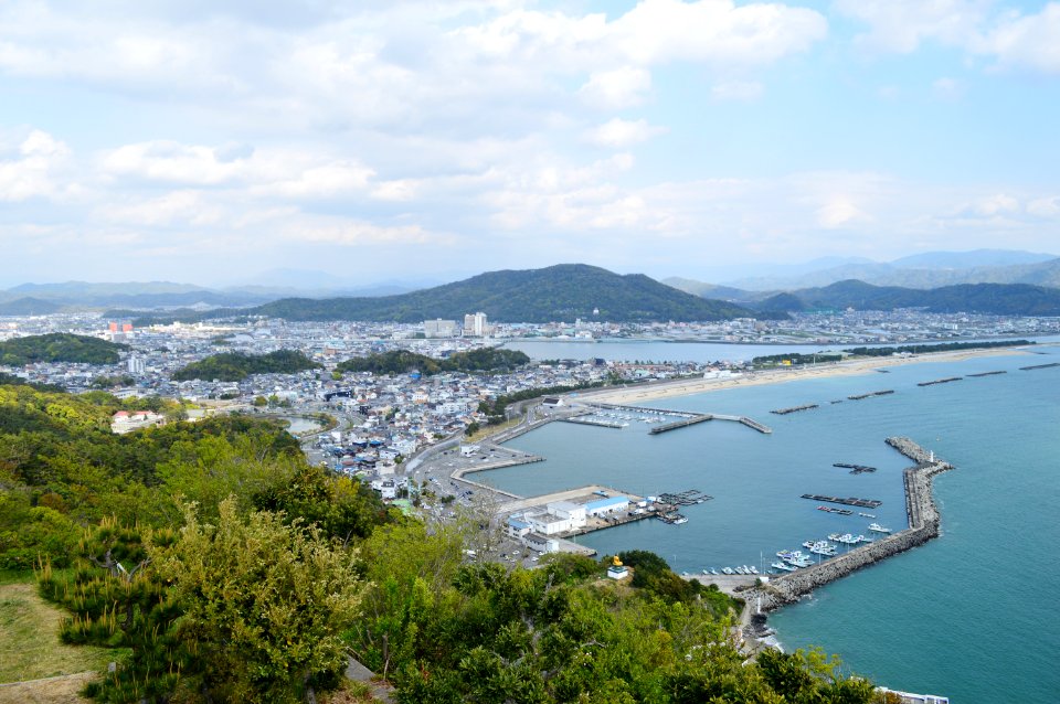 Wakanoura viewed from Mount Takozushi